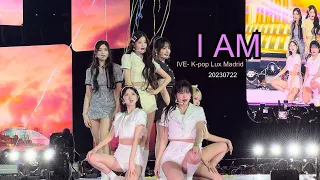 IVE - I AM 4K || Kpop Lux  Madrid : Fancam 20230722 ( 아이브 )