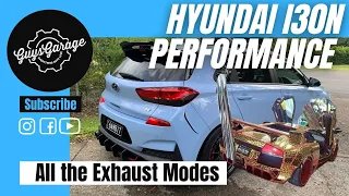 Hyundai i30N performance Exhaust Sounds | Modes