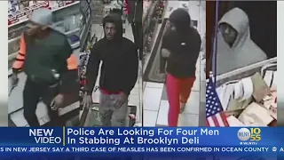 Police Looking For 4 Men In Stabbing At Brooklyn Deli