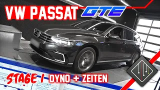 VW Passat GTE Variant 1.4 TSI Plug-in Hybrid Stage 1 | Chiptuning - Dyno - Zeiten | mcchip-dkr