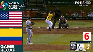 United States vs. Colombia Game 6 Full Highlights | 2023 World Baseball Classic