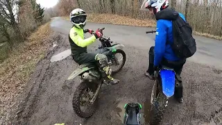 Balade en forêt 250 big mx