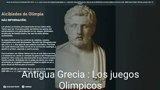 Antigua grecia: Los juegos olimpicos .