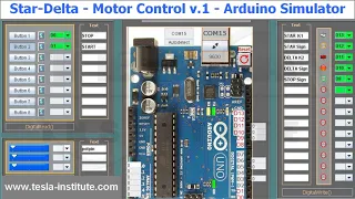 Star-Delta - Motor Control v.1 - Arduino Uno Simulator