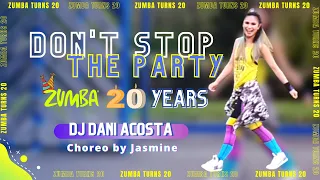 [🔥Dance Workout🔥] Zumba Turns 20 | DJ Dani Acosta | Don't Stop The Party | Choreography by Jasmine