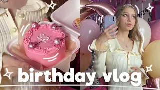 мой день рождения˚౨ৎ как из pinterest✨ подарки на др, распаковка подарков🎂 22 года, эстетик др, влог