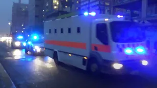 [HIGH-RISK] CAT A Armed Prison Convoy Transporting Prisoners to HMP Strangeways Manchester Prison