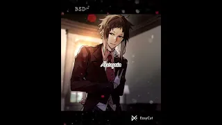 BSD characters Singing Shape Of You (sing off) edit. . . . . . #bungoustraydogs #animeguys #edit