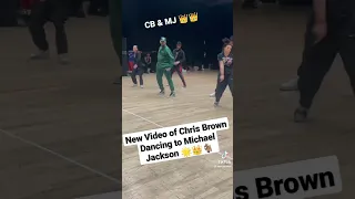 Chris Brown Dancing Michael Jackson In New Video #shorts