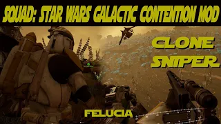 Clone Sniper on Felucia | Squad: Star Wars Galactic Contention Mod Highlights