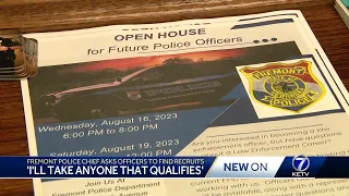 Fremont Police chief asks officers to find recruits
