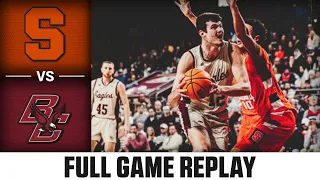Syracuse vs. Boston College Full Game Replay | 2022-23 ACC Men’s Basketball