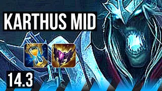 KARTHUS vs VIKTOR (MID) | 1000+ games, 11/3/11, Dominating | KR Master | 14.3