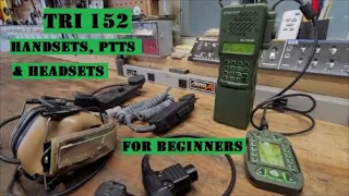 TRI PRC 152 - PTT & Handset connections for beginners