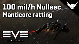 EVE Online - Big ISK with Manticore in Nullsec ratting!