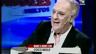 Coco Basile mano a mano con Fantino