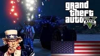 GTA 5 Independence Day DLC Special( Fireworks, Roller coaster, liberator fun)