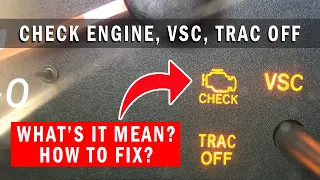 How to Fix Trac Off and Check Engine Light on the Toyota Corolla