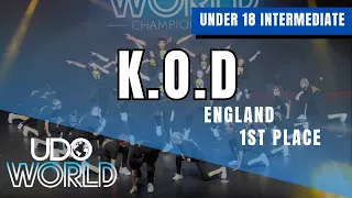 K.O.D | Under 18 Intermediate 1st Place | UDO World Championships 2023