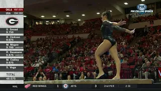 Sabrina Vega Balance Beam 2019 Georgia @ Oklahoma 9 825