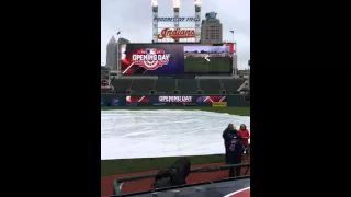Cleveland Indians 2016 Opening Day Snapchat story