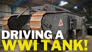 DRIVING A WWI TANK!