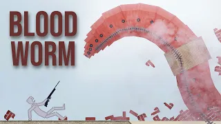 Blood Worm is Terrifying - Don't make noise on the ground !