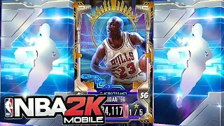 TRYING TO PULL PINK DIAMOND MICHAEL JORDAN FROM GOAT THEME PACKS IN NBA 2K MOBILE