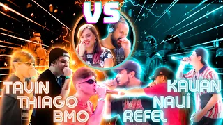 REAGINDO A BMO, THIAGO e TAVIN x NAUÍ, REFEL e KAUAN | BDA 3 ANOS | REACT/BREVE ANÁLISE