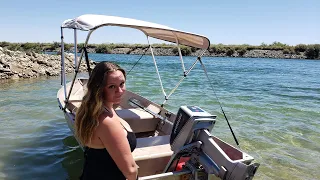 Breaking In A New 1987 6 HP Outboard and Compression Test