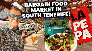 BARGAIN Rooftop FOOD Market Los Cristianos Tenerife! La Pepa- NEWLY REFURBISHED & Open! 🍺