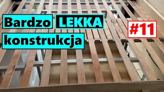 BUDOWA KAMPERA #11. Lekki stelaż łóżka. Materac na wymiar. DiY Camper Van Sprinter 906.