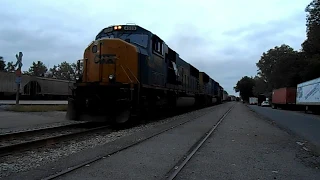 NYSW SU-99 Departing PC Yard with Leased Power With the “Spirit of Nashville” Leading