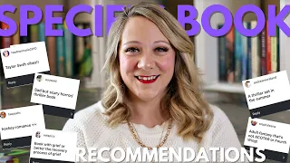 RECOMMENDING YOU SPECIFIC BOOKS!