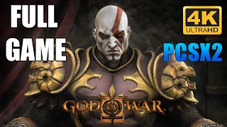 God of War 2 HD Full Game Walkthrough [4K 60FPS UHD] - No Commentary (PCSX2 2023)