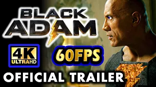 BLACK ADAM Trailer | (4K ULTRA HD 60FPS) | (2022)