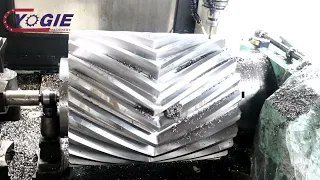 Yogie Machining of the Day - Double Helical Gear May.10th.2022