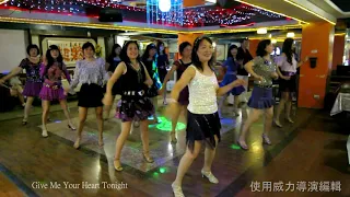 Give Me Your Heart Tonight Line Dance(By Lucy Aprilina Lo)
