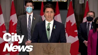 Prime Minister Justin Trudeau and key Ministers update situation in Ukraine