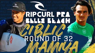Morgan Cibilic vs Barron Mamiya | Rip Curl Pro Bells Beach - Round of 32 Heat Replay