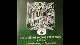 Lietuviskos dainos Esperanto kalba A.Kubilius Estis bona dommastrino - Buvo gera gaspadine
