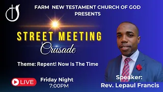 Farm New Testament Church Of God, Ladies Dept. Street Meeting Crusade