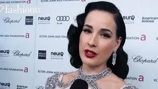 Dita Von Teese, Michelle Rodriguez, Alessandra Ambrosio at EJAF Oscars Party 2012 | FashionTV