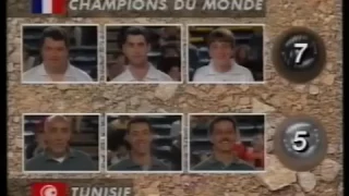 Trophée pétanque canal + 1994 - demie finale France vs Tunisie