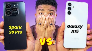 TECNO Spark 20 Pro vs Samsung Galaxy A15 - Which is BETTER?