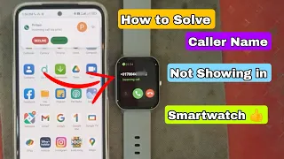 How to Solve caller Name Not showing in smartwatch 👍 Working On Any Smartwatch 😍