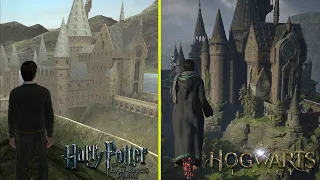 Hogwarts Legacy vs Harry Potter: Half Blood Prince  -  Hogwarts Locations  Graphics Comparison