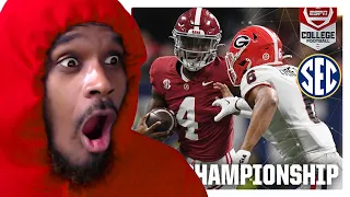 "A" FOR EFFORT!! SEC Championship: Georgia Bulldogs vs. Alabama Crimson Tide | Full Game Highlights