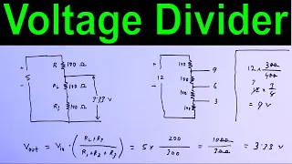 Voltage divider circuit using resistor