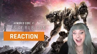 My reaction to the Armored Core 6 Fires of Rubicon Official Gameplay Trailer | GAMEDAME REACTS